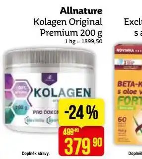 Teta Allnature kolagen original premium nabídka