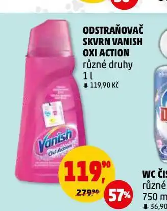 Penny Market Vanish oxi action odstraňovač skvrn nabídka