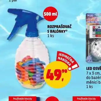 Penny Market Rozprašovač s balónky nabídka