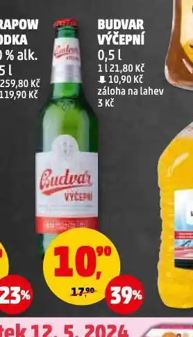 Penny Market Budvar výčepní nabídka