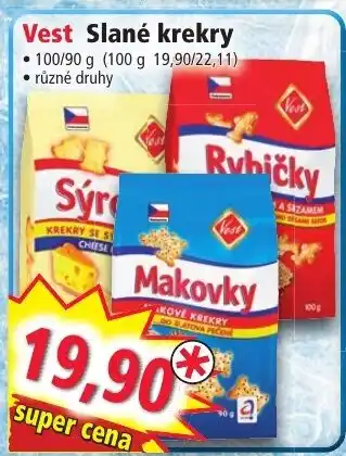 Vest Slané krekry