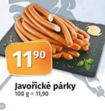 COOP TIP Javořické párky nabídka