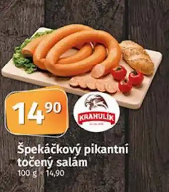 COOP TIP Špekáčkový pikantní točený salám nabídka