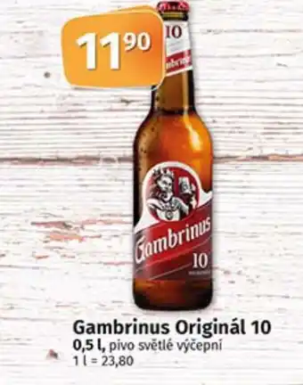 COOP TIP Gambrinus Originál 10 0.5L nabídka