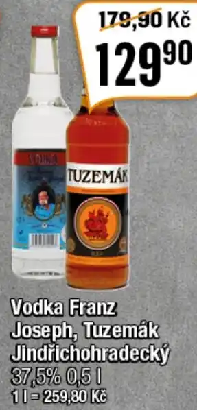 Vodka Franz Joseph, Tuzemák Jindřichohradecký