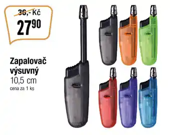 Zapalovač výsuvný 10,5 cm