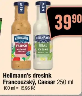 TEMPO Hellmann's dresink Francouzský, Caesar 250 ml nabídka