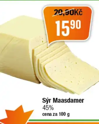 Sýr Maasdamer 45%