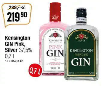 TEMPO Kensington GIN Pink, Silver 37,5% 0,7 l. nabídka