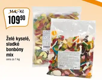 TEMPO Želé kyselé, sladké bonbóny mix nabídka