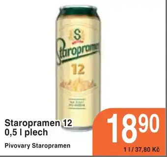 Coop hb Staropramen 12 0,5 I plech nabídka