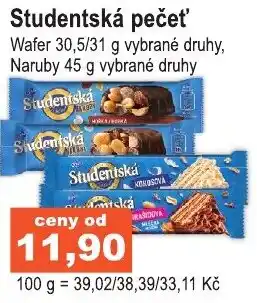 COOP DISKONT Studentská pečeť nabídka