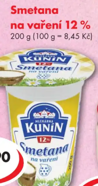 CBA Smetana na vařeni 12% nabídka