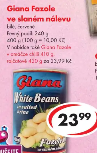 CBA Giana Fazole ve slaném nálevu nabídka