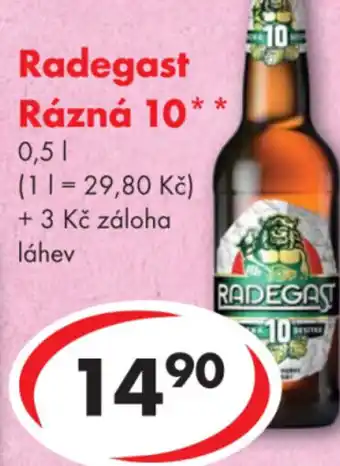 CBA Radegast Rázná 10 0.5L nabídka