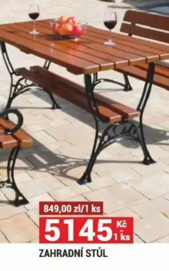 ZAHRADNÍ STŮL
