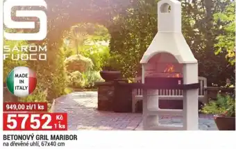 Merkury Market BETONOVÝ GRIL MARIBOR nabídka