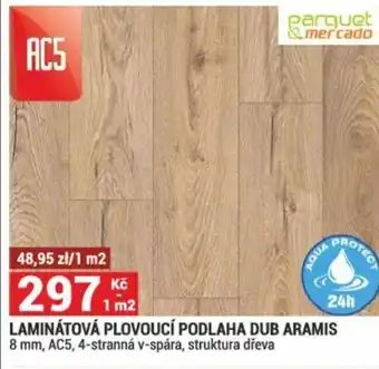 Merkury Market LAMINÁTOVÁ PLOVOUCÍ PODLAHA DUB ARAMIS nabídka