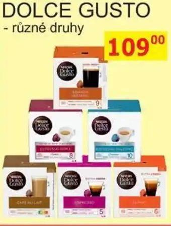BENE Nápoje DOLCE GUSTO nabídka