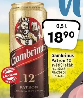 Coop Gambrinus Patron 12 0.5L nabídka