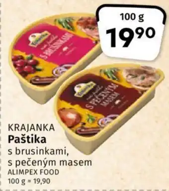 Coop KRAJANKA Paštika nabídka