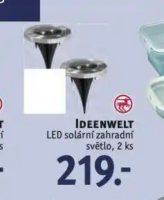 Rossmann Led solární zahradní světlo nabídka