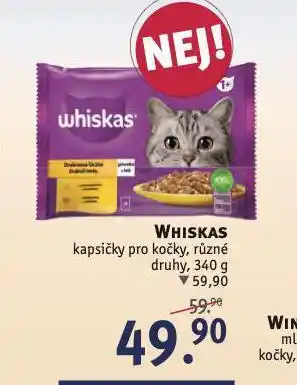 Rossmann Whiskas kapsičky pro kočky nabídka