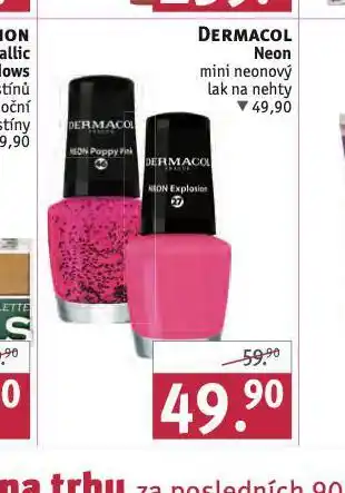 Rossmann Dermacol neon mini neonový lak na nehty nabídka