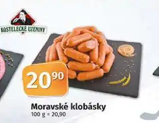 Coop Moravské klobásky nabídka