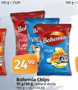 Coop Bohemia chips nabídka