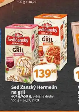 Coop Sedlčanský hermelín na gril nabídka