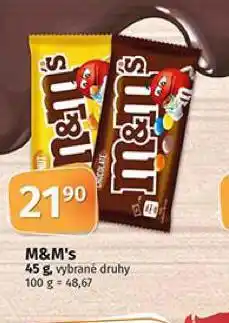 Coop M&m´s nabídka