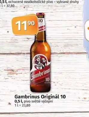 Coop Pivo gambrinus originál 10 nabídka