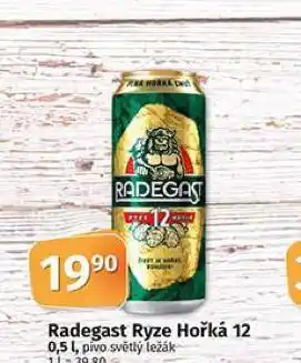 Coop Pivo radegast ryze hořká 12 nabídka