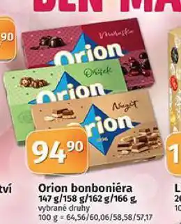 Coop Orion bonboniéra nabídka