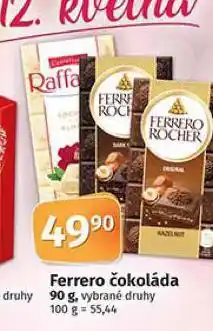 Coop Ferrero čokoláda nabídka