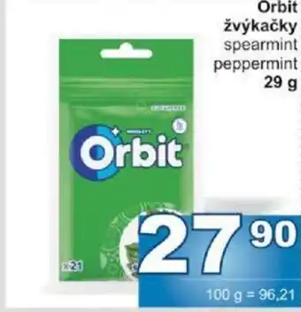 Jip Orbit žvýkačky nabídka