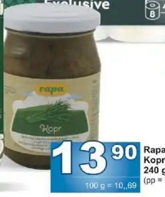 Jip Rapa Kopr 240 g nabídka