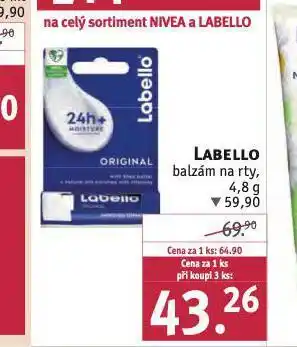 Rossmann Labello balzám na rty nabídka