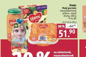 Rossmann Hami malý gurmán nabídka