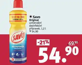 Rossmann Savo original univerzální dezinfekční přípravek nabídka