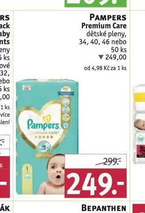 Rossmann Pampers dětské plenky nabídka