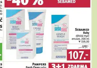 Rossmann Sebamed baby dětská mycí emulze nabídka