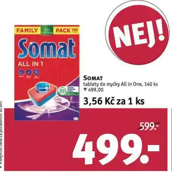 Rossmann Somat tablety do myčky nabídka