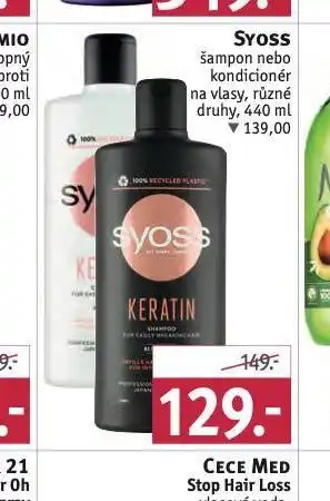 Rossmann Syoss šampon, kondicioner nabídka