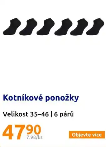 Action Kotníkové ponožky nabídka