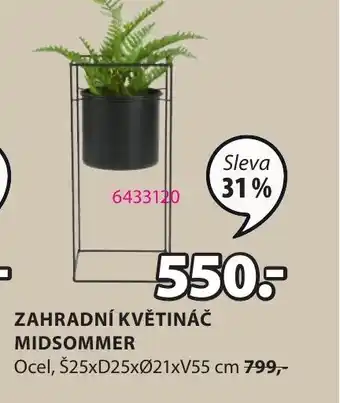 JYSK ZAHRADNÍ KVĚTINÁČ MIDSOMMER nabídka