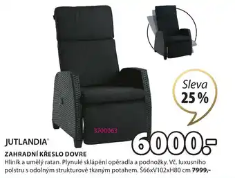 JYSK ZAHRADNÍ KŘESLO DOVRE nabídka