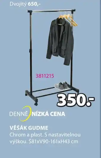 JYSK VĚŠÁK GUDME nabídka
