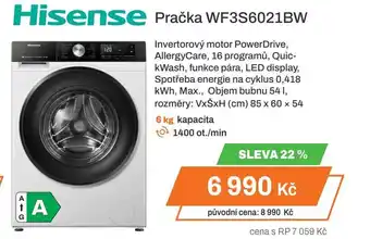 Expert Hisense Pračka WF3S6021BW nabídka